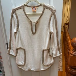 Tory Burch Flor tunic sweater size M